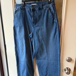 Croft & Barrow Classic Blue Wide Leg Jeans